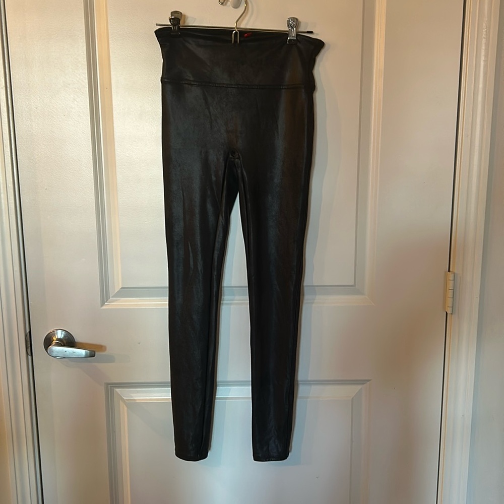 Spanx faux leather leggings